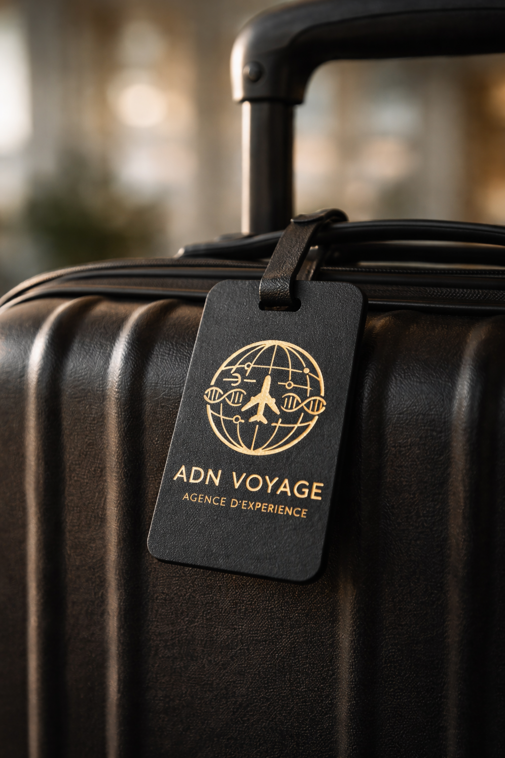 Étiquette bagage ADN Voyage
