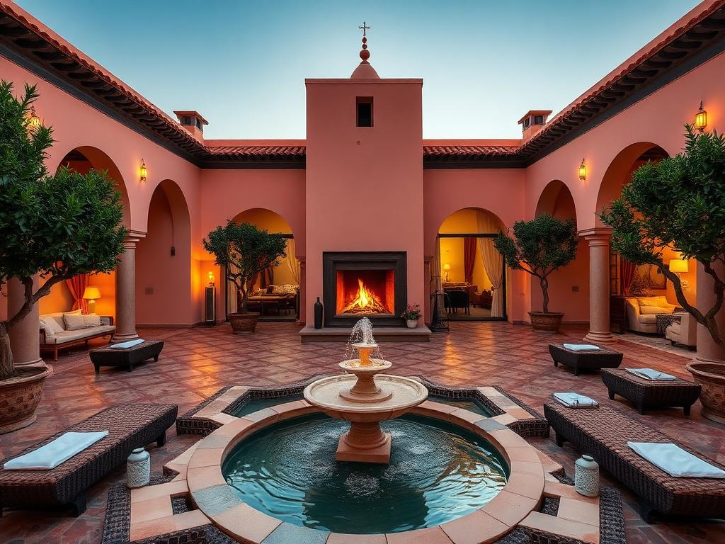 Villa entourée de jardins à Marrakech